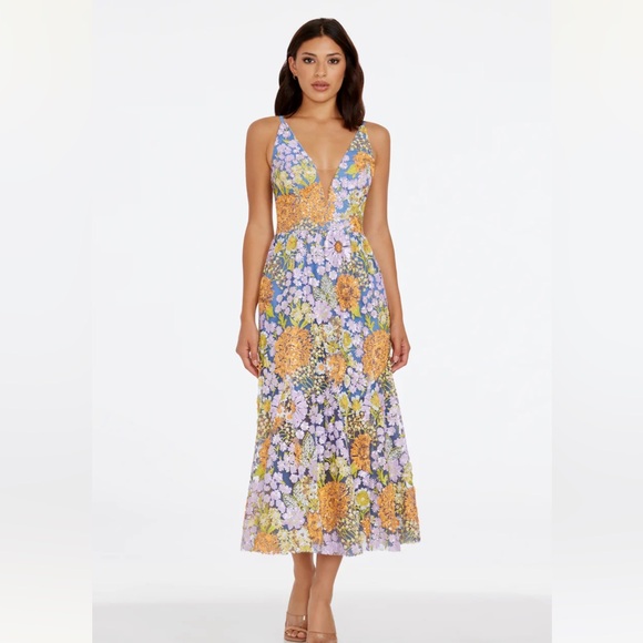 Dress the Population Sierra Sequin Dress - Size Small - Picture 1 of 9
